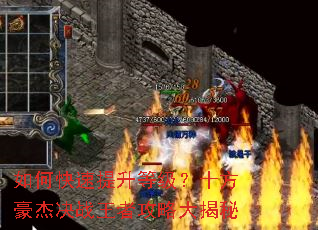 如何快速提升等级?十方豪杰决战王者攻略大揭秘 如何快速提升等级?十方豪杰决战王者攻略大揭秘