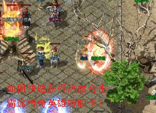 如何快速获得热血合击霸途传奇英雄转职卡? 如何快速获得热血合击霸途传奇英雄转职卡?