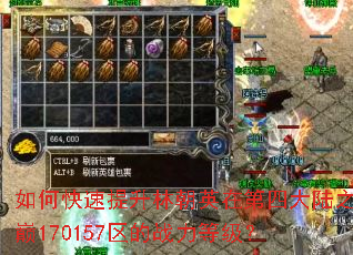 如何快速提升林朝英在第四大陆之巅170157区的战力等级? 如何快速提升林朝英在第四大陆之巅170157区的战力等级?