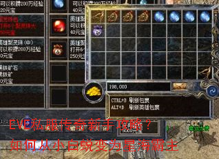 EVE私服传奇新手攻略?如何从小白蜕变为星海霸主 EVE私服传奇新手攻略?如何从小白蜕变为星海霸主