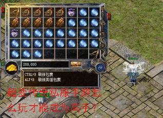 超变传奇私服手游怎么玩才能成为高手? 超变传奇私服手游怎么玩才能成为高手?