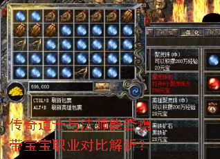 传奇道士与法师能否携带宝宝职业对比解析? 传奇道士与法师能否携带宝宝职业对比解析?