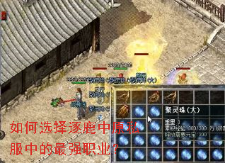 如何选择逐鹿中原私服中的最强职业? 如何选择逐鹿中原私服中的最强职业?