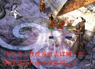 传奇道士技能等级表详解?如何快速提升道士技能等级? 传奇道士技能等级表详解?如何快速提升道士技能等级?