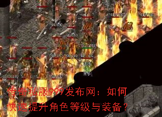 传奇私服999发布网:如何快速提升角色等级与装备? 传奇私服999发布网:如何快速提升角色等级与装备?