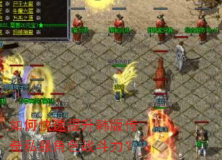 如何快速提升韩版传奇私服角色战斗力? 如何快速提升韩版传奇私服角色战斗力?