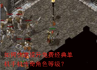 如何快速提升免费经典单机手机传奇角色等级? 如何快速提升免费经典单机手机传奇角色等级?